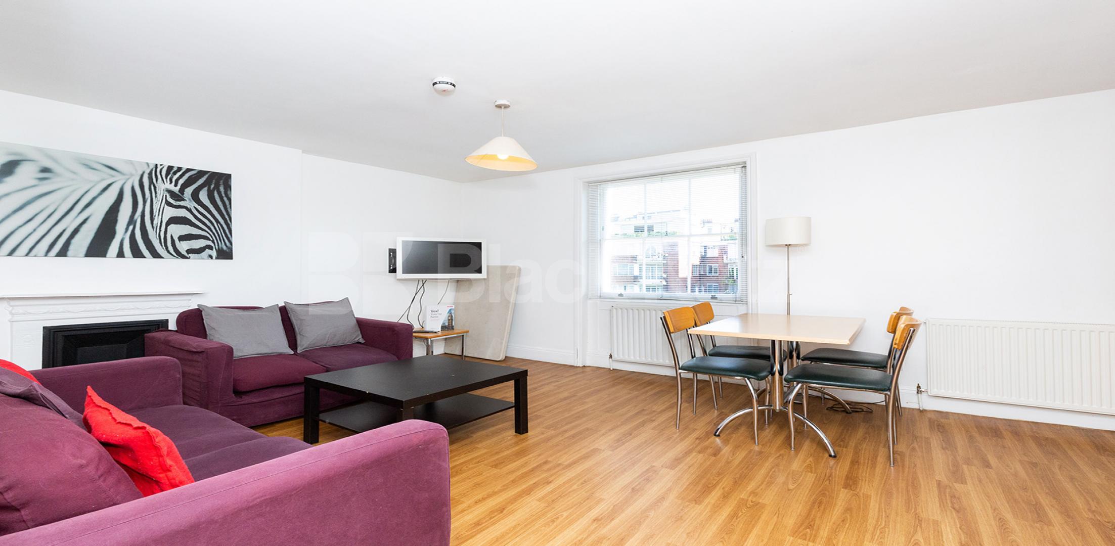 			MINS TO UCL, SOAS & LSE, 4 Bedroom, 1 bath, 1 reception Flat			 Bedford Place, BLOOMSBURY